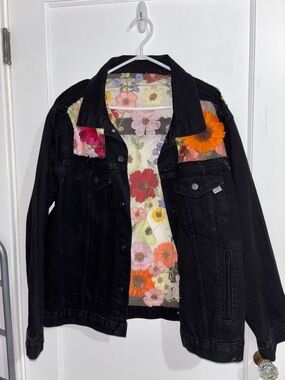 Dragon Denim Custom Lace Jacket